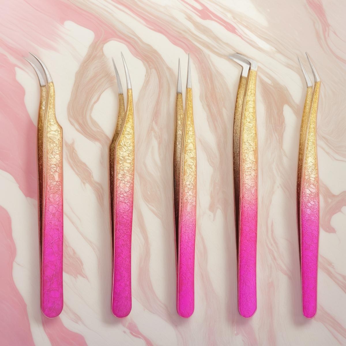 Wimpernverlängerungen und Präzisionswerkzeuge für Beauty-Profis