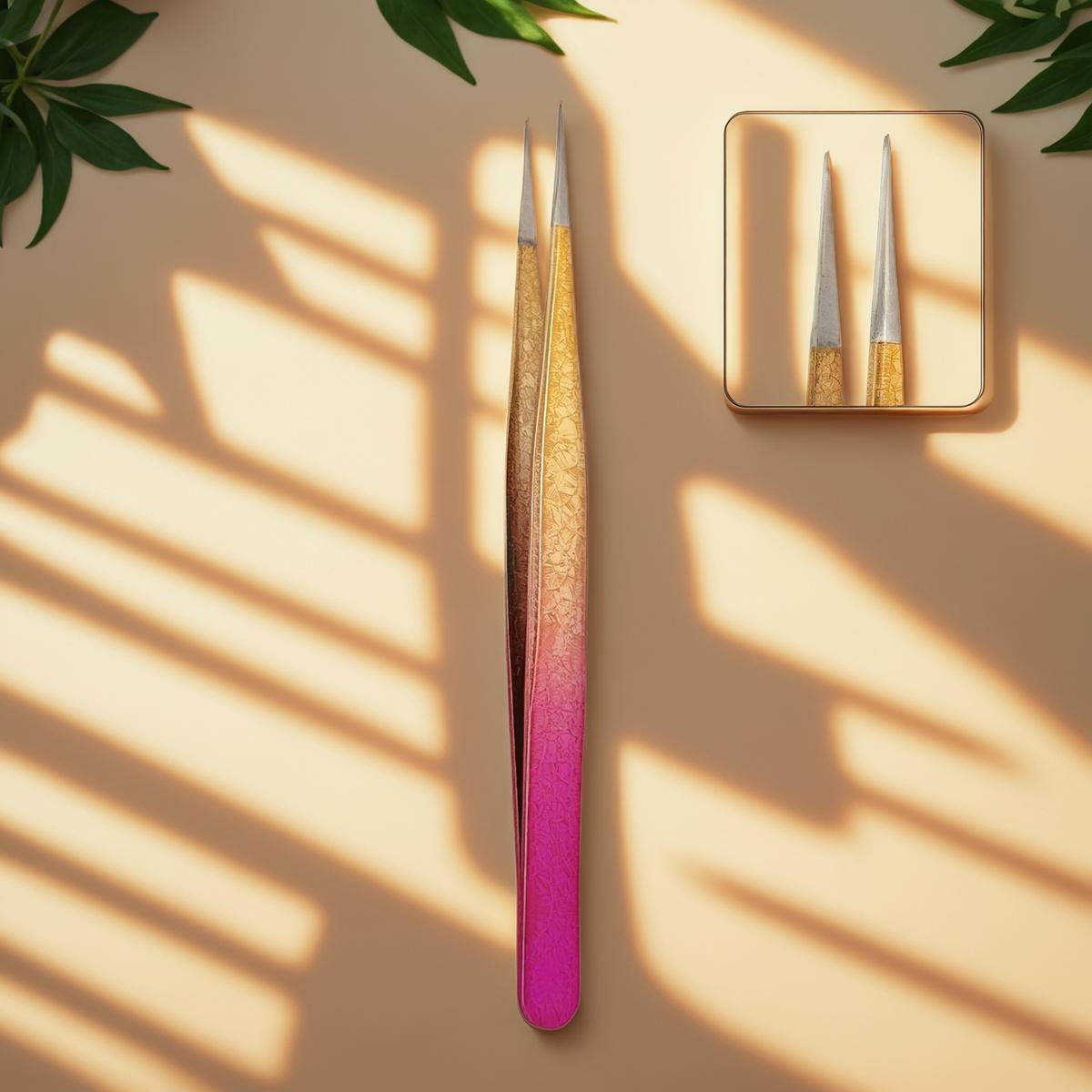 Tweezers for False Lash Mastery and Style