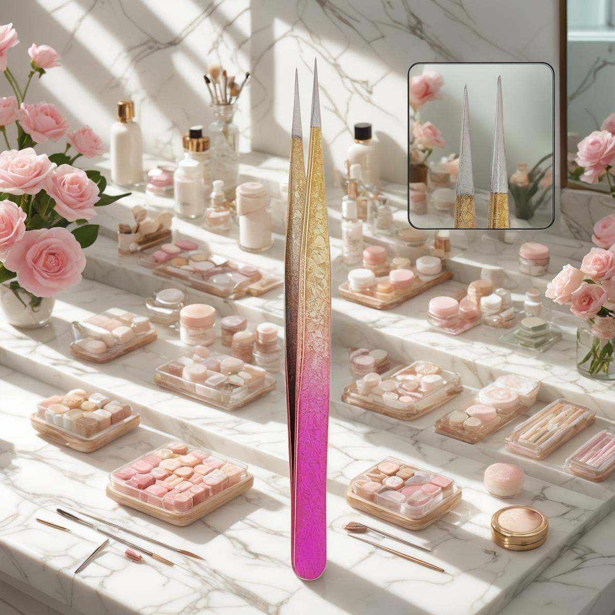 カスタムロゴピンセット：エレガントさと精度