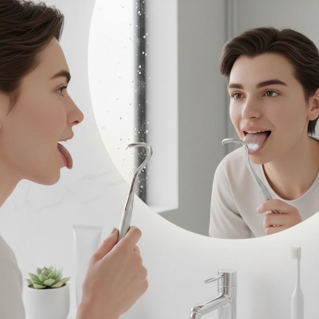 Tongue Scraper: Combat Halitosis with Olimor Beauty's Tips