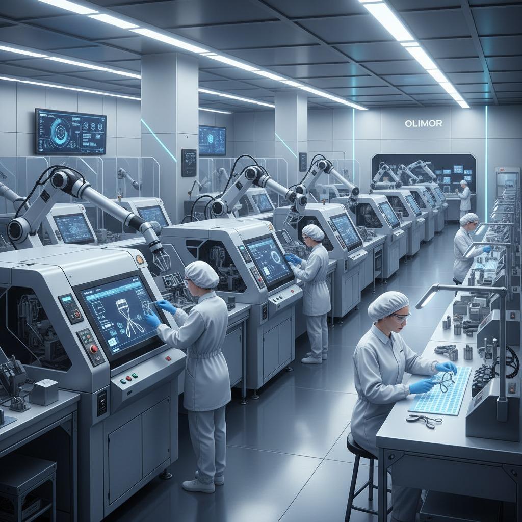 Entdecken Sie Präzision und Qualität in der Wimpernzangenfabrik von Olimor.