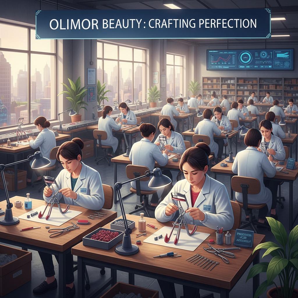 Wimpernzangen-Fabrik: Präzisionswerkzeuge von Olimor Beauty