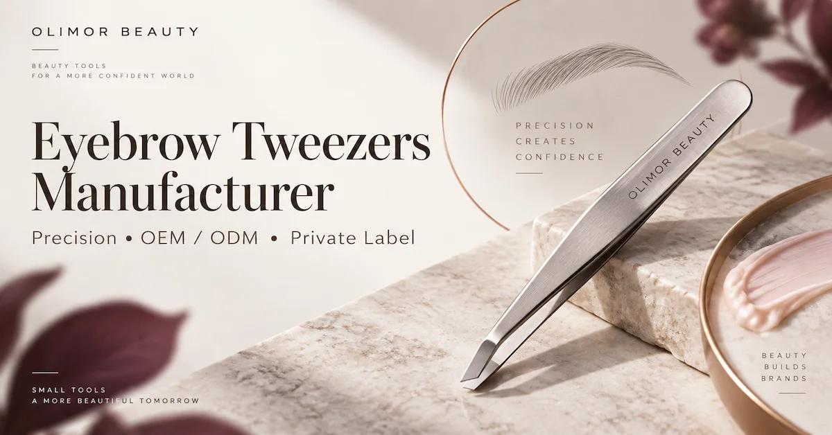 Eyebrow Tweezers Manufacturer: A Buyer’s Guide to Precision Tips, OEM Customization, and Reliable Bulk Orders