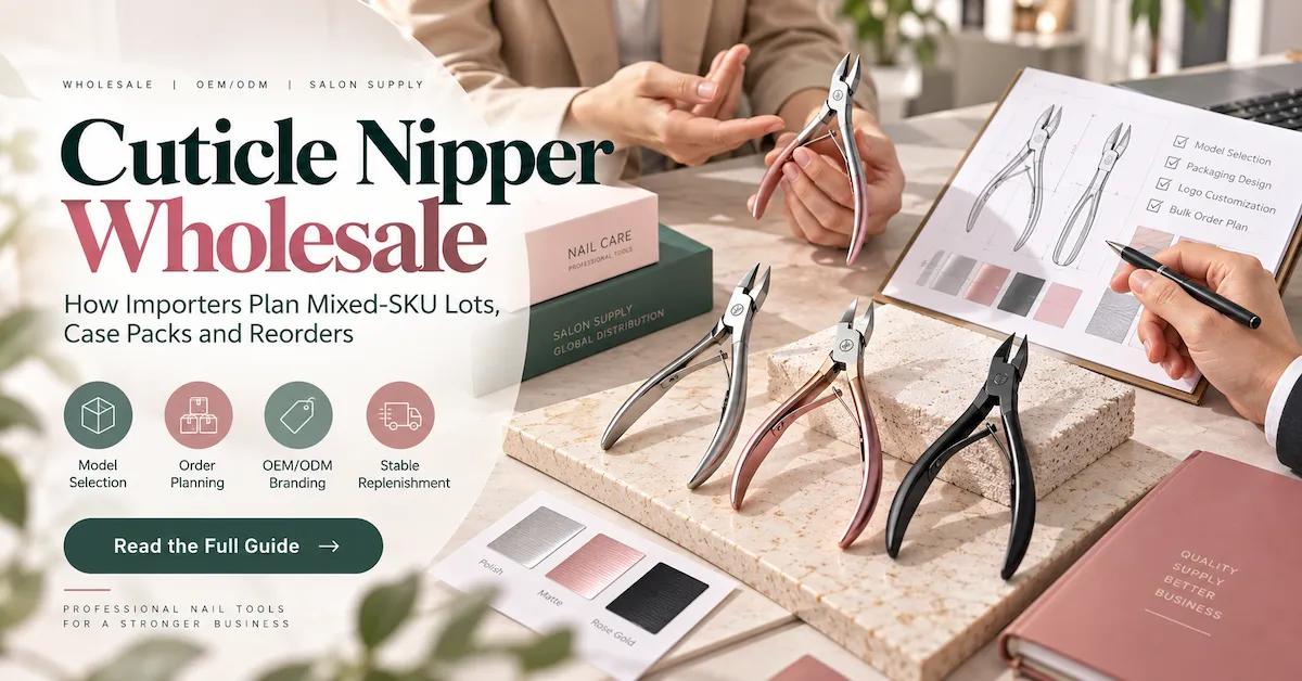 Cuticle Nipper Wholesale: How Importers Plan Mixed-SKU Lots, Case Packs and Reorders