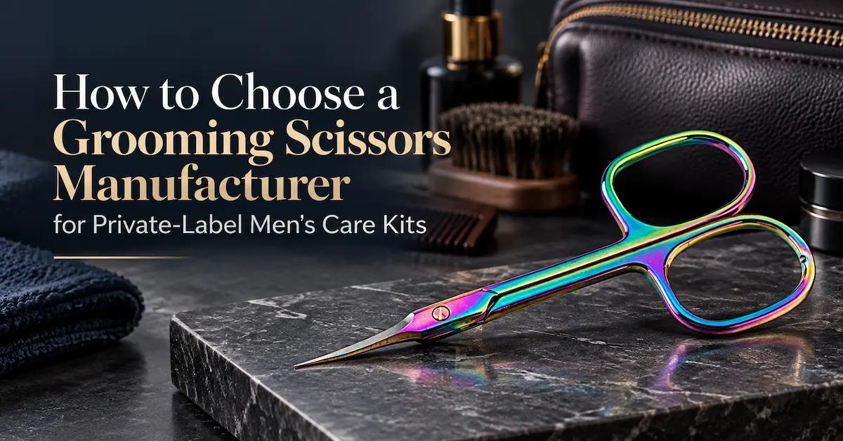 How to Choose a Grooming Scissors Manufacturer for Private-Label Men's Care Kits