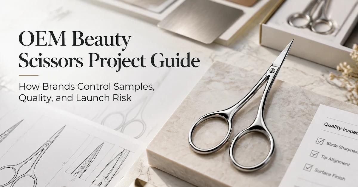 OEM Beauty Scissors Project Guide: How Brands Control Samples, Quality, and Launch Risk