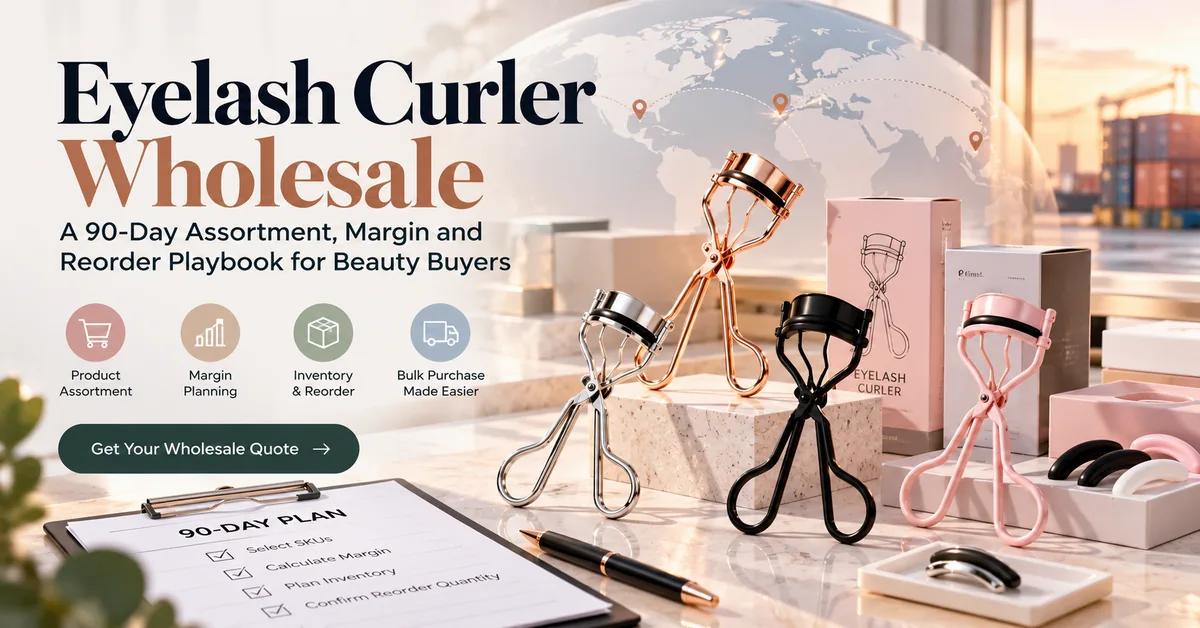 Eyelash Curler Wholesale: A 90-Day Assortment, Margin and Reorder Playbook for Beauty Buyers