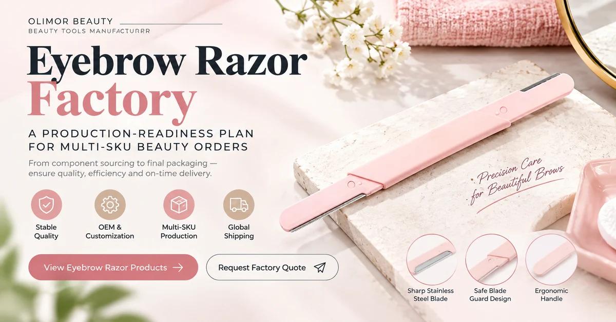 Eyebrow Razor Factory: A Production-Readiness Plan for Multi-SKU Beauty Orders